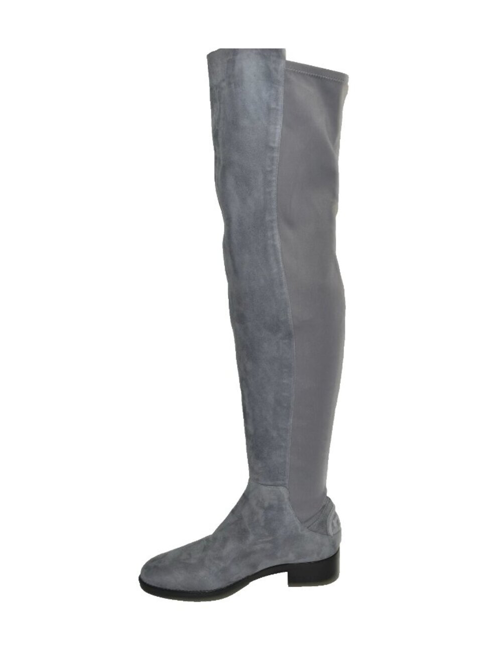 New! Tory Burch 'Caitlin' Over the Knee Boot Fox Gray Suede 5.5 OTK 31444 DD19